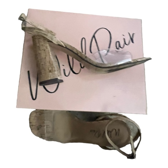 Wild Pair Cork Clear Ankle Strap Heel Size 8 Nataliah Two-Piece Dress Sandal - Picture 5 of 9